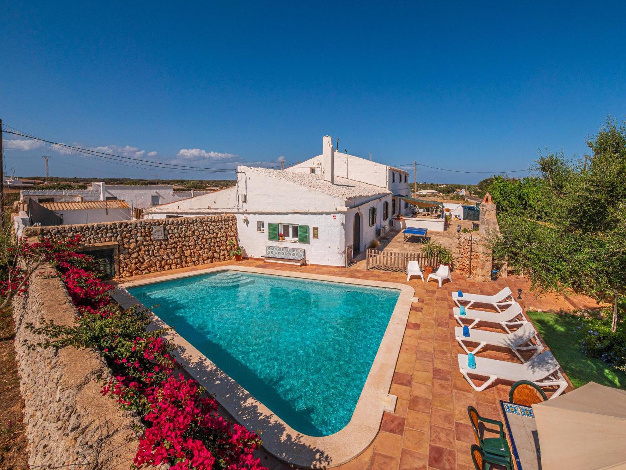 Casa Rural Menorquina Con Piscina Y Barbacoa سانت كليمنت المظهر الخارجي الصورة