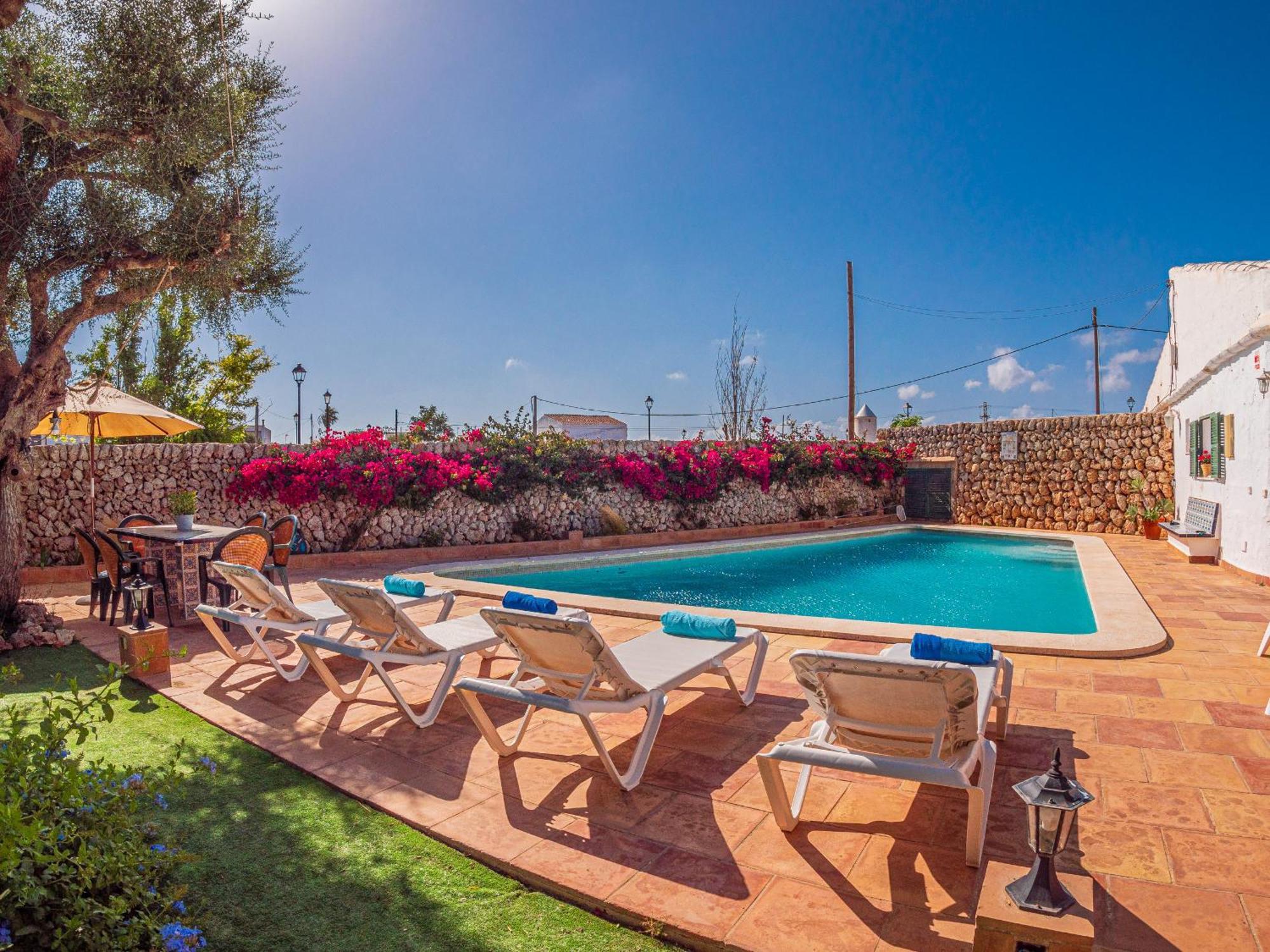 Casa Rural Menorquina Con Piscina Y Barbacoa سانت كليمنت المظهر الخارجي الصورة